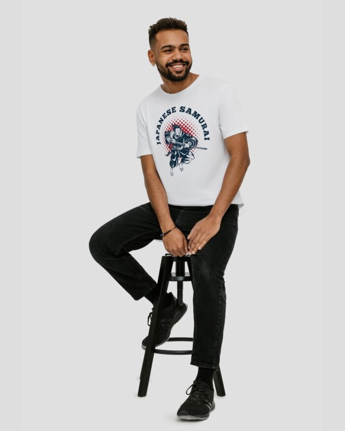 Japanese Samurai Graphic T shirt