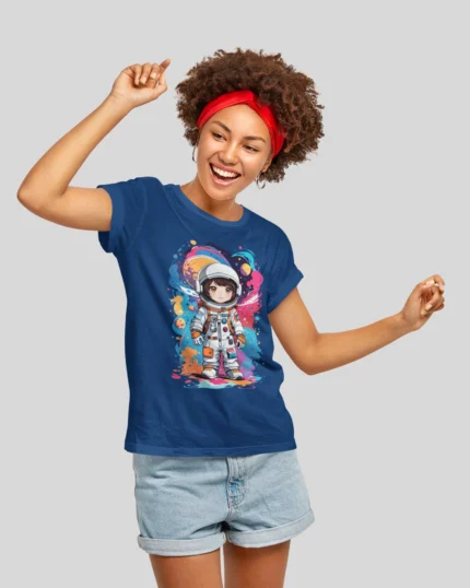 Graphic Girl Blue T shirt 1