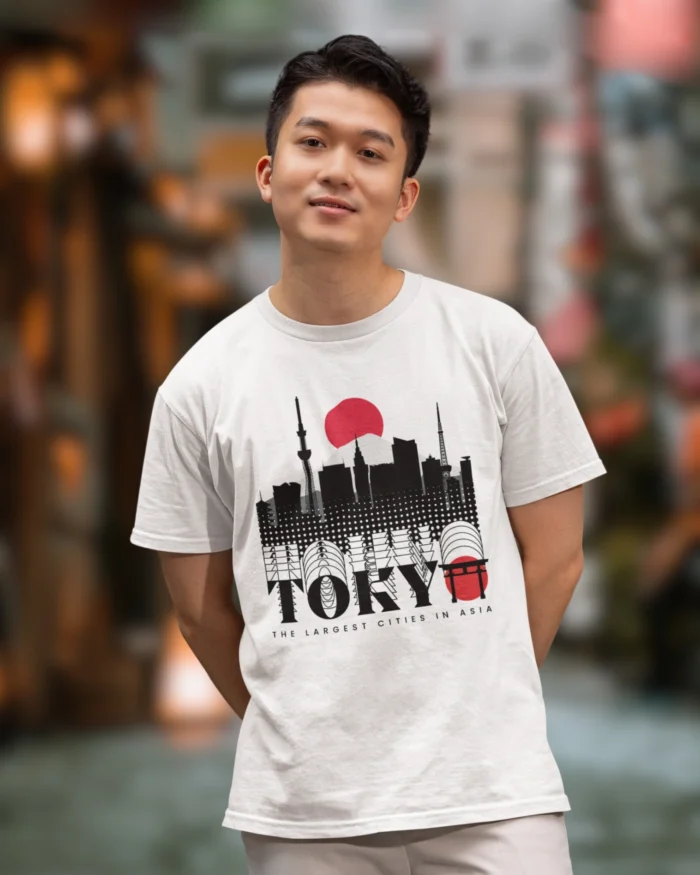 Tokyo Graphic White T shirt 3