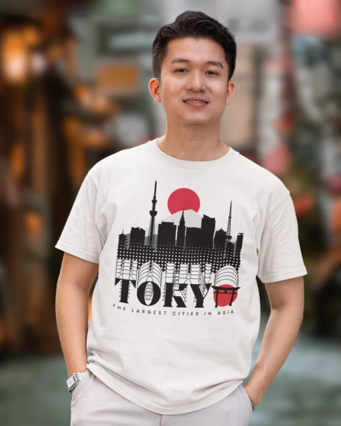 Tokyo Graphic White T shirt