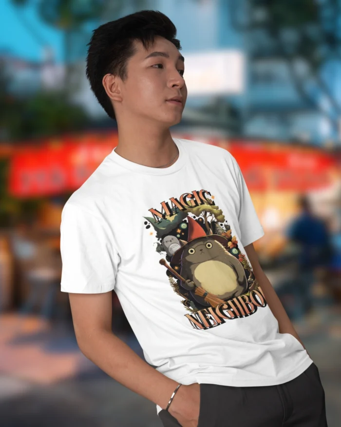 Magic Neighbor White T shirt 3