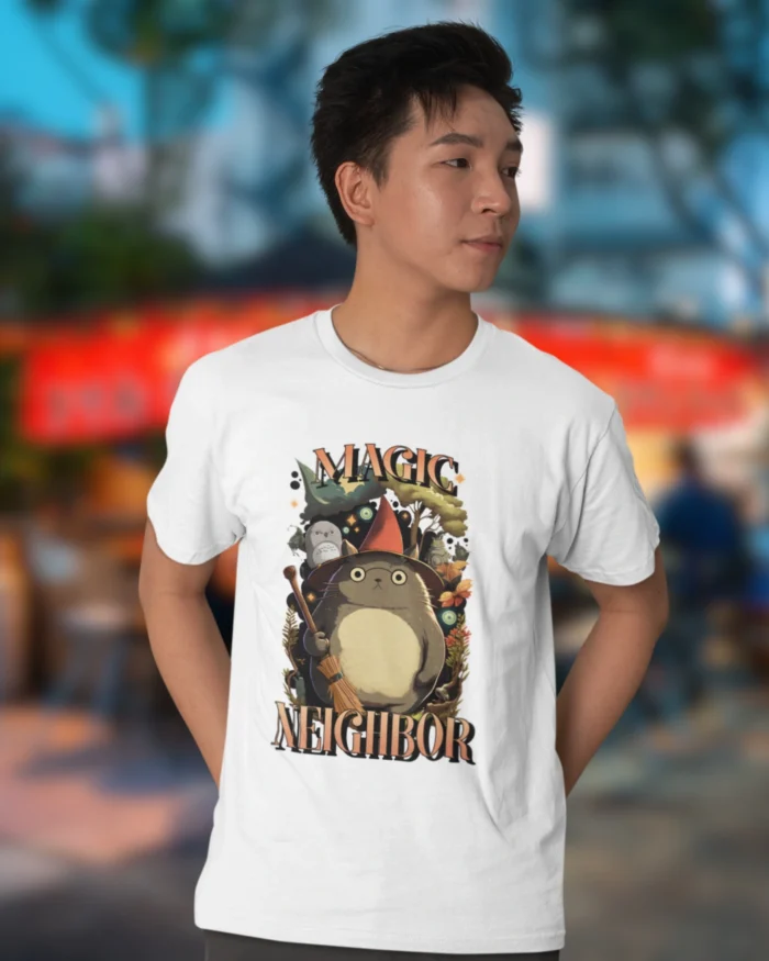 Magic Neighbor White T shirt 4