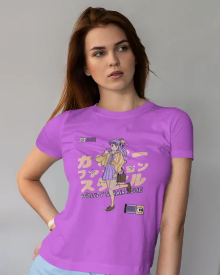 Beauty Style Anime T shirt 4