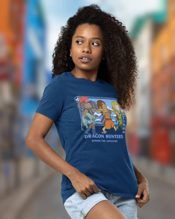Dragon Hunter Blue T shirt